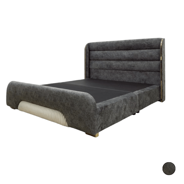 ฐานรองหัวเตียง 6 ฟุต WISDOM DESIGN FURNITURE รุ่น VIO สีดำ